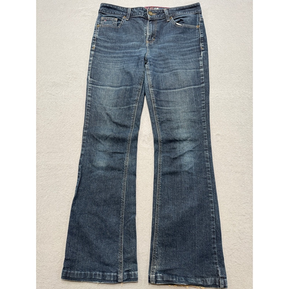 Tommy Hilfiger Jeans Women's 10 Blue Dark Wash Hope Bootcut Denim Relaxed Fit